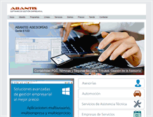 Tablet Screenshot of abantis.com